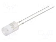 LED; yellow; 5mm; 100÷150mcd; 120°; Front: recessed; 12VDC; -30÷85°C OPTOSUPPLY