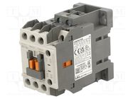 Contactor: 3-pole; NO x3; Auxiliary contacts: NO + NC; 400VAC; 9A LS ELECTRIC