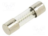 Fuse: fuse; time-lag; 12A; 250VAC; glass; 5x20mm; brass; TSC; bulk OPTIFUSE