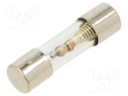 Fuse: fuse; time-lag; 200mA; 250VAC; glass; 5x20mm; brass; TSC; bulk OPTIFUSE