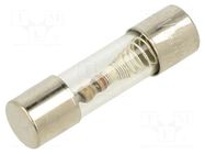 Fuse: fuse; 400mA; 250VAC; time-lag; glass; 5x20mm; TSC; brass; bulk OPTIFUSE