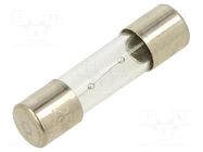 Fuse: fuse; 750mA; 250VAC; time-lag; glass; 5x20mm; TSC; brass; bulk OPTIFUSE