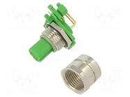 Circular connector M12-PCB-THT-2PC-4P-DCOD-F-ANG-SHLD HARTING