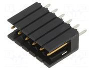 Connector: wire-board; socket; male; PIN: 6; AMPMODU MOD II; THT TE Connectivity