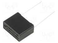 Capacitor: polypropylene; ECQUA; 0.22uF; 17.5x14x7.5mm; THT; ±20% PANASONIC