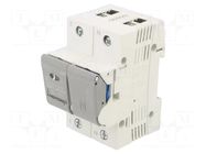 Fuse disconnector; D02; for DIN rail mounting; 63A; 400V; Poles: 2 MERSEN