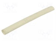 Insulating tube; fiberglass; natural; max.180°C; Øint: 14mm SYNFLEX