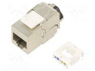 Connector: RJ45; socket; Keystone; 8p8c; for cable; IDC; female LOGILINK