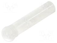 Fiber for LED; Ø3.2mm; L: 16.5mm; round; Front: convex; straight MENTOR
