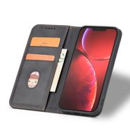 Magnet Fancy Case case for iPhone 14 Plus flip cover wallet stand black, Hurtel