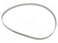 Timing belt; T2.5; W: 12mm; H: 1.3mm; Lw: 650mm; Tooth height: 0.7mm OPTIBELT