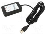 RFID reader; 4.3÷5.5V; Bluetooth Low Energy; USB; antenna; 140mA ELATEC