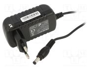 Power supply: switching; mains,plug; 9VDC; 2A; 18W; Plug: straight QOLTEC