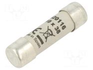 Fuse: fuse; 16A; 500VAC; 250VDC; gG; 10.3x38mm DF ELECTRIC