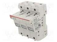 Fuse holder; cylindrical fuses; 14x51mm; for DIN rail mounting DF ELECTRIC