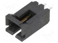 Connector: wire-board; socket; male; PIN: 2; AMPMODU MTE; straight TE Connectivity