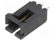 Connector: wire-board; socket; male; PIN: 2; AMPMODU MTE; straight TE Connectivity