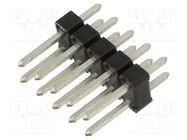 Pin header; pin strips; male; BERGSTIK II; 2.54mm; PIN: 10; THT Amphenol Communications Solutions