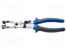 Pliers; for spring clip; 235mm UNIOR
