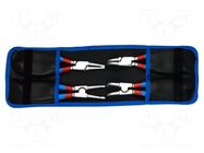 Kit: pliers; for circlip; 10÷25mm,12÷25mm; 539PLUS/1DPCT; 4pcs. UNIOR