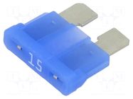 Fuse: fuse; 15A; 32VDC; automotive; 19mm; push-in; ATOF; MAXI; tinned LITTELFUSE
