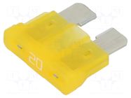 Fuse: fuse; 20A; 32VDC; automotive; 19mm; push-in; ATOF; MAXI; tinned LITTELFUSE
