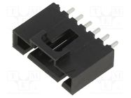 Socket; wire-board; male; SL; 2.54mm; PIN: 6; THT; gold-plated MOLEX