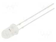 LED; red; 5mm; candle light effect,blinking; 2180÷3000mcd; 100° OPTOSUPPLY
