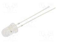 LED; 5mm; yellow; candle light effect,blinking; 2180÷3000mcd OPTOSUPPLY