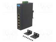 Switch Ethernet; unmanaged; Number of ports: 5; 12÷48VDC; RJ45 ADVANTECH