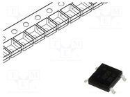 Bridge rectifier: single-phase; Urmax: 800V; If: 0.8A; Ifsm: 30A SMC DIODE SOLUTIONS