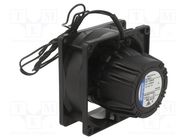 Fan: AC; axial; 100÷240VAC; 80x80x64mm; 80m3/h; 48dBA; ball; 5000rpm EBM-PAPST