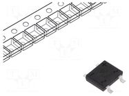 Bridge rectifier: single-phase; Urmax: 1kV; If: 1A; Ifsm: 45A; DBS SMC DIODE SOLUTIONS