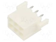 Connector: wire-board; socket; male; Mini-Fit Jr; 4.2mm; PIN: 6; THT MOLEX