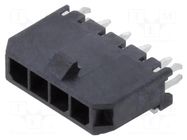 Connector: wire-board; socket; male; PIN: 4; Micro-Fit 3.0; 3mm; 5A MOLEX