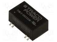 Converter: DC/DC; 2W; Uin: 4.5÷12V; Uout: 15VDC; Uout2: -15VDC; SMT TRACO POWER
