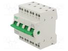 Module: mains-generator switch; Poles: 4; 230/400VAC; 63A; IP20 F&F