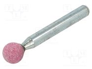 Grindingstone; Ø: 10mm; Ø: 6mm; aluminium oxide; Mounting: rod 6mm PG PROFESSIONAL