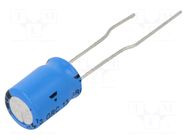Capacitor: electrolytic; THT; 100uF; 50VDC; Pitch: 3.5mm; ±20% VISHAY