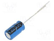 Capacitor: electrolytic; THT; 100uF; 35VDC; Pitch: 2.5mm; ±20% VISHAY