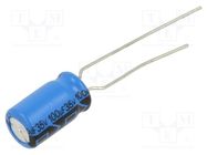 Capacitor: electrolytic; THT; 100uF; 35VDC; Pitch: 2.5mm; ±20% VISHAY