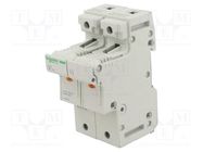 Fuse base; for DIN rail mounting; Poles: 2 SCHNEIDER ELECTRIC