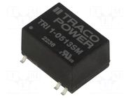 Converter: DC/DC; 1W; Uin: 4.5÷5.5VDC; Uout: 15VDC; Iout: 68mA; SMD14 TRACO POWER