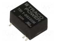 Converter: DC/DC; 1W; Uin: 4.5÷5.5VDC; Uout: 15VDC; Uout2: -15VDC TRACO POWER