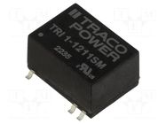 Converter: DC/DC; 1W; Uin: 10.8÷13.2VDC; Uout: 5VDC; Iout: 200mA TRACO POWER