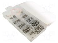 Balls set; bearing steel; 470pcs. YATO