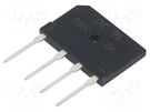 Bridge rectifier: single-phase; Urmax: 800V; If: 8A; Ifsm: 200A DC COMPONENTS