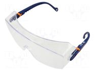 Safety spectacles; Lens: transparent; Classes: 1 3M