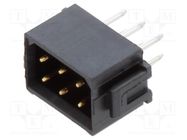 Socket; PCB-cable/PCB; male; Datamate L-Tek; 2mm; PIN: 6; THT; 800V HARWIN