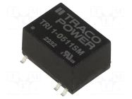 Converter: DC/DC; 1W; Uin: 4.5÷5.5VDC; Uout: 5VDC; Iout: 200mA; SMD14 TRACO POWER